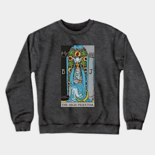 The High Priestess Tarot Card Crewneck Sweatshirt